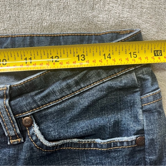 Lee Flared Bootcut Beaded Denim Jeans - Picture 8 of 13